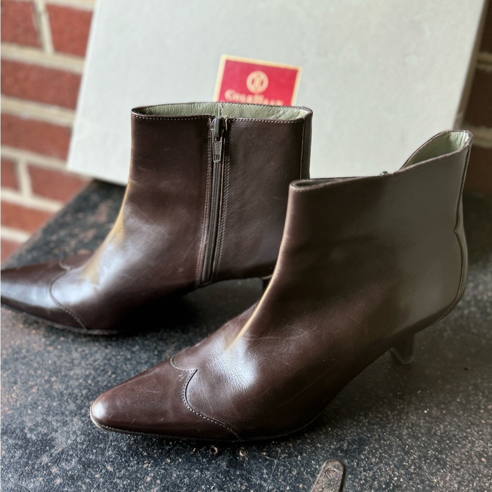 Cole Haan ankle boots, dark chocolate, size 7 1/2 , number D15970